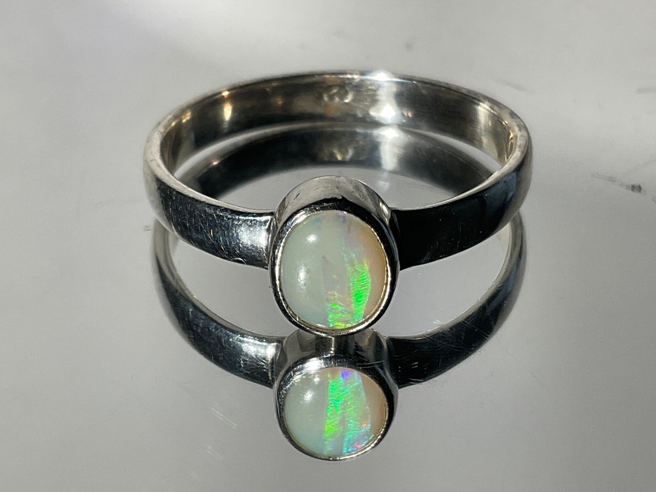 Natural Australian Coober Pedy Opal Ring 13.60 Carat